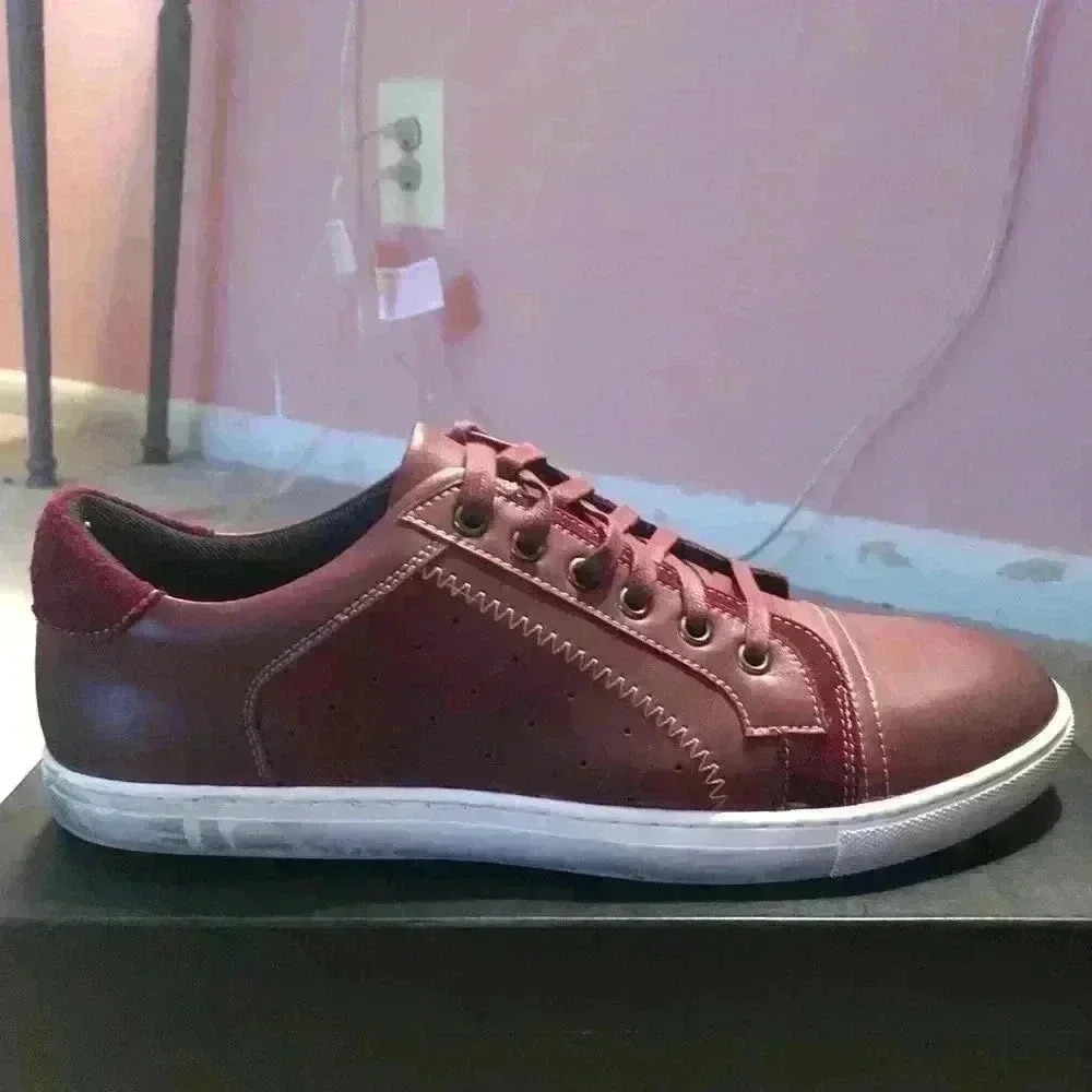 Joe’s Burgundy Casual Men’s Sneakers, 11